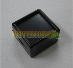 Gem Stone Box- 1" x 1" Black