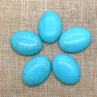 10 x 8 Cabochon - Dyed Howalite (blue)