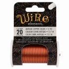 20ga Beadsmith Tarnish Resistant Antique Copper Craft Wire