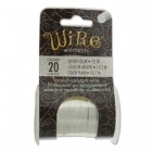 20ga Beadsmith Tarnish Resistant Craft Wire - Silver 