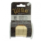 22ga Beadsmith Tarnish Resistant Gold Craft Wire 