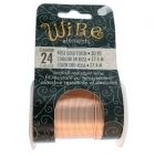 24ga Beadsmith Tarnish Resistant Wire - Rose Gold Plated