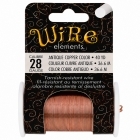 28ga Beadsmith Tarnish Resistant Antique Copper Craft Wire