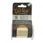 28ga Beadsmith Tarnish Resistant Wire - Gold Plated 
