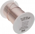 28ga Beadsmith Tarnish Resistant Wire - Rose Gold