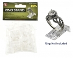  Acrylic Clear Body Ring Stand - Pack of 50