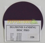 Diamond Sanding Disc Pro 220 mesh- 8" - SECOND