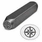 Fancy Design Stamp 6mm – Compass