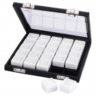 Gemstone Display Case with 25 Individual Boxes