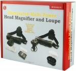 Illuminated Multi-Power Head Magnifier & Loupe Set