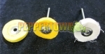 Mounted Miniature Buffing Wheel- Yellow Cotton