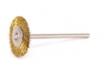 Mounted Polish Bristle Brush - Brass Wheel