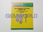 PROMAX 6pce Diamond Cutting Wheel Set