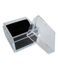 Square Gemstone Box – 28 x 28mm POD - Black