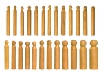 Wooden Dapping Punch Set of 24